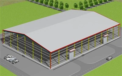 Can a 40x70 metal building be used as a library?