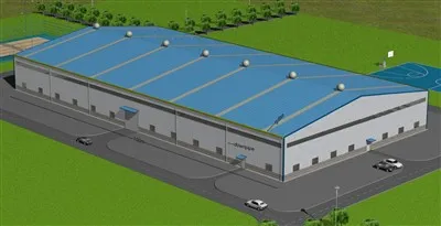 50x100m Clear Span Warehouse